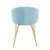 Claire Contemporary and Glam Dining Chair - LumiSource - 4 of 4
