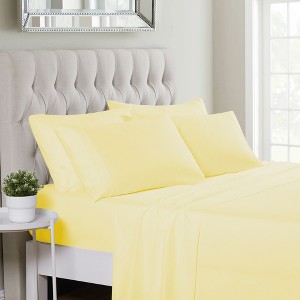 6 Piece Sheet Set, Deluxe Ultra Soft 1500 Series, Double Brushed Microfiber by Sweet Home Collection® - 1 of 4
