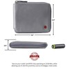 Alpine Swiss Logan Zipper Bifold Wallet For Men or Women RFID Safe Comes in a Gift Box - 3 of 4