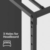Heavy Duty Metal Platform Bed Frame - No Box Spring Needed, Easy Assembly, Noise-Free Design, Stylish Black for Bedroom - 4 of 4
