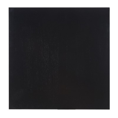 Black Wood Extendable Dining Table with Tapered Legs