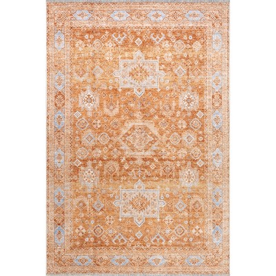 Nuloom Kaski Geometric Machine Washable Area Rug