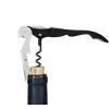 True TrueTap Double Hinged Waiter’s Corkscrew, Black Wine Bottle Opener with Flat Foil Cutter, Wine Key - 4 of 4