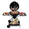 Winado Porcelain Enamel Kettle Charcoal Grill With 2 Side Tables - 2 of 4