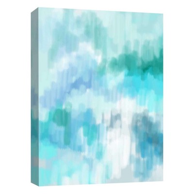 11" x 14" Blue Misty I Decorative Wall Art - PTM Images