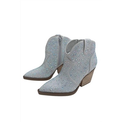 Women's Wo's Austin Rhinestone Ankle Boots - Very G