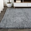 JONATHAN Y Groovy Contemporary Glam Solid Shag Area Rug - 3 of 4