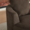 Gulches 360¡ã Swivel Compressible Accent Chair Plush Sponge & Pocket Spring Seating with Sturdy Wooden Base, Modern Comfort - 3 of 4