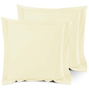 Nestl Soft Pillow Shams Set of 2, Double Brushed Microfiber Pillow Covers, Premium Pillow Shams With 1.5” Flange - 1 of 4