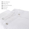 Creative Scents White Waffle Shower Curtain with Line - 2 of 4