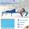 Tangkula 2PCS Beach Chaise Lounge Chair w/ Face Hole Pillows & Adjustable Backrest - 3 of 4