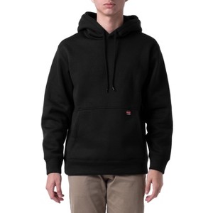 Wrangler Workwear Men's Long Sleeve Fleece Pullover with Lined Drawstring Hood - 1 of 4