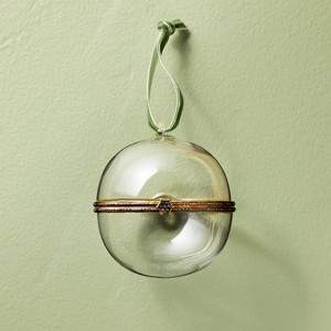 Hinged Glass Christmas Tree Ornament - Hearth & Hand™ with Magnolia - 1 of 3
