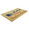 Northlight Santa and Reindeer Making Christmas Memories Doormat 18" x 30" - 2 of 3