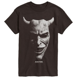 Men's The Black Phone Mask Short Sleeve Graphic T-Shirt - Dark Brown - Large - 1 of 3