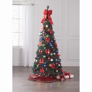 BrylaneHome 6 Ft Fully Decorated Pre-Lit Pop-Up Christmas Tree - 1 of 4
