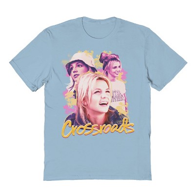 Britney Spears Crossroads Men's Britney Collage Short Sleeve Graphic Cotton T-shirt