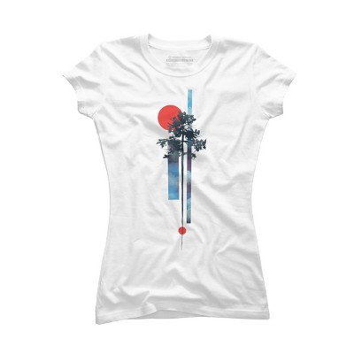 Junior's Design By Humans Abstract Nature By airiestudio T-Shirt