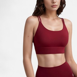 Anna-Kaci Active Women's Strappy Sports Bra with Double Strap Detail for Flexible Low to Medium Impact Support - 1 of 4