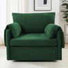 Whisen Modern Swivel Accent Chair & Single Sofa Lounge, Oversized Swivel Armchair, Comfortable Seating - 3 of 4