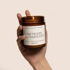 Sweet Water Decor Driftwood and Mahogany 9oz Amber Jar Soy Candle - 2 of 3