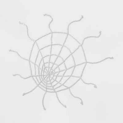 10' Giant Spiderweb White Halloween Decorative Prop - Hyde & EEK! Boutique™