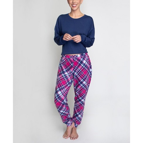 Hanes Legacy Pajama Set, Blue/tartan, Medium : Target