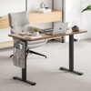 FURNIinspire Desks, Standing Desk Adjustable Height Sit Stand Home Office Desk, Brown, 4.59"*1.97"*3.90" - 3 of 4