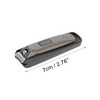 Unique Bargains Splash-proof Nail Clippers Set Toenail Clippers Black 1 Set - 4 of 4