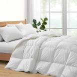 Puredown Down and Feather Fiber Comforter with Cotton Cover