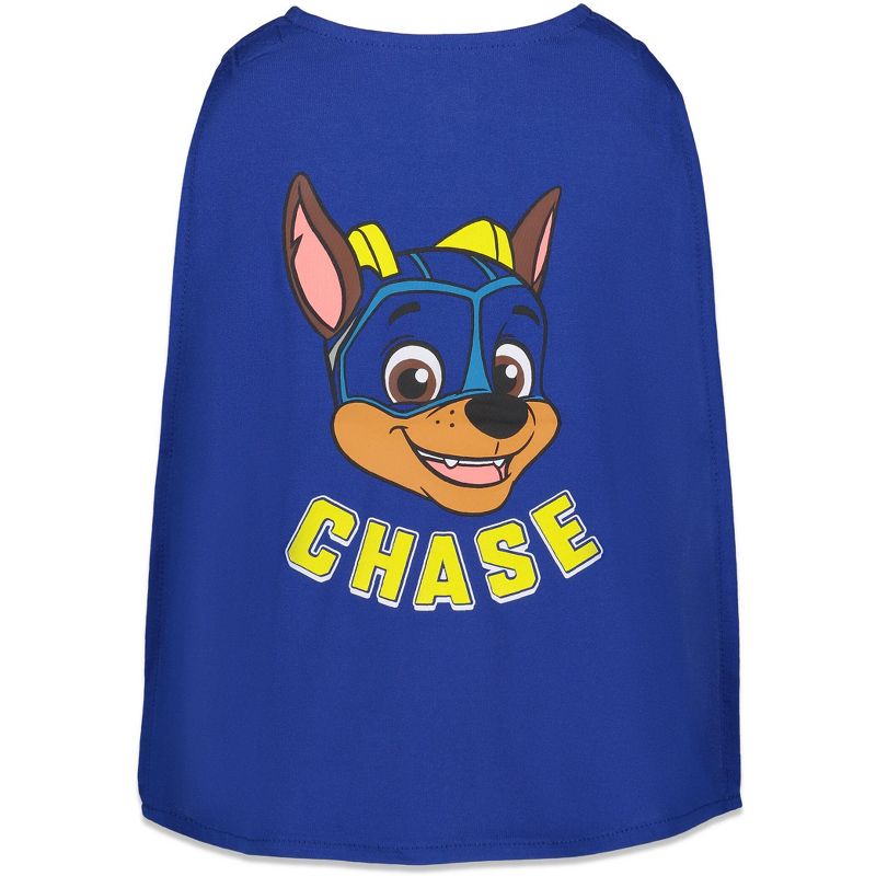PAW Patrol Rubble Marshall Chase T-Shirt Capes and Masks 6 Piece Outfit Set Toddler, 5 of 8