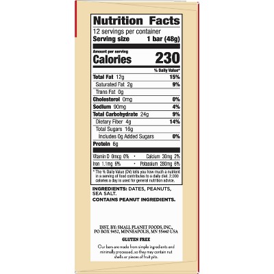 Larabar Peanut Butter Cookie Protein Bar - 20.4oz/12ct_4