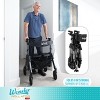 Stander Wonder Heavy Duty Rollator, Bariatric Rolling Walker with Large Seat, Supports 500 lbs - 2 of 4