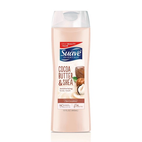Suave Essentials Cocoa Butter & Shea Creamy Body Wash Soap for All Skin Types - 18 fl oz - image 1 of 4
