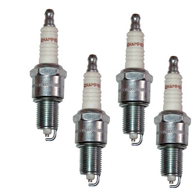 Champion 4 Pack of Genuine OEM (37S) Spark Plugs - RV17YC6-4PK