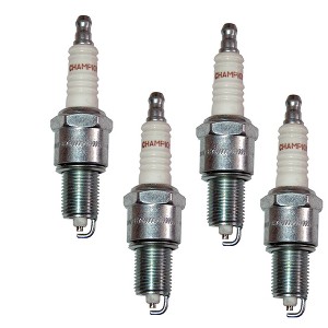 Champion 4 Pack of Genuine OEM (37S) Spark Plugs - RV17YC6-4PK - 1 of 3