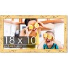 PosterPalooza | Shabby Chic Yellow Picture Frame - UV Acrylic, Backing Board, Hanging Hardware Included - 2 of 4