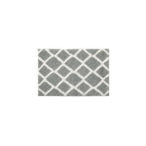 MAYEERTY Classical Diamond Check Pattern Tufted Bath Rug for Btahroom - 1 of 4