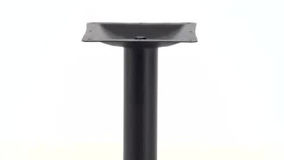Black Cast Iron Cross Style Dining Table Base