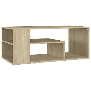 vidaXL Engineered Wood Coffee Table in Sonoma Oak Finish - 1 of 4