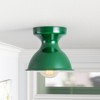 Rennnsan Quinthra 8"W 1-Light Dome Vintage Dimmable Flush Mount - 2 of 4