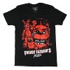 Five Nights At Freddy's Men's Freddy Fazbear's Pizza Adult Short Sleeve T-Shirt - 4 of 4