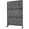 Okak Elegent Balcony Privacy Screen with Hollow Design, Freestanding Patio Privacy Screen, Outdoor Privacy Panels for Garden, Backyard - 2 of 4