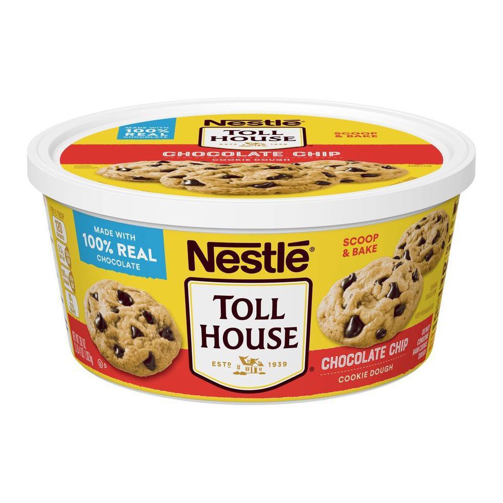 Nestle Toll House Scoop & Bake Chocolate Chip Cookie Dough Tub - 36oz :  Target