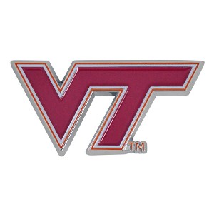 NCAA Virginia Tech Hokies 3D Metal Emblem - 1 of 3