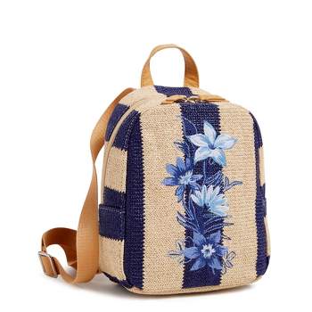 Vera Bradley Women's Mini Straw Backpack