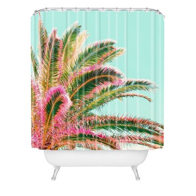 Gale Switzer Fiesta Palms Shower Curtain Green - Deny Designs