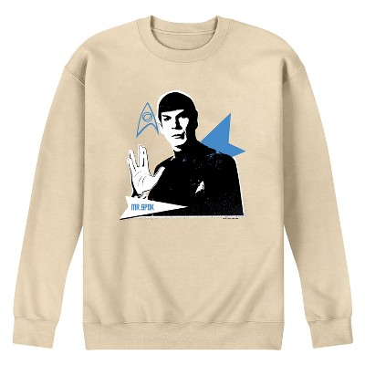 Men's - Star Trek - Retro Graphic Spock Graphic Fleece Sweatshirt