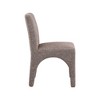 Meridian Furniture,Gramercy Linen Textured Fabric Dining Chair, Set of 2 - 4 of 4