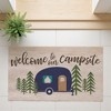 Personalization Mall Happy Campers Personalized Doormat, 20" x 35" - 3 of 4